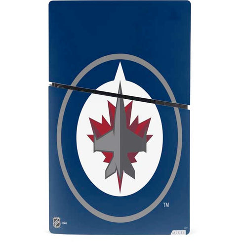 NHL Winnipeg Jets Logo PS5 Slim Digital Edition Console Skin
