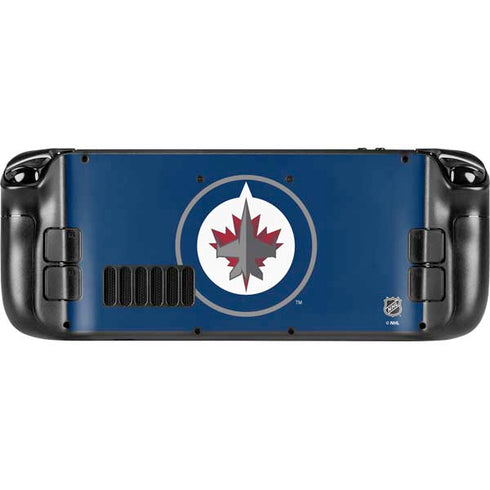 NHL Winnipeg Jets Logo Steam Deck Handheld Gaming Computer OLED Skin