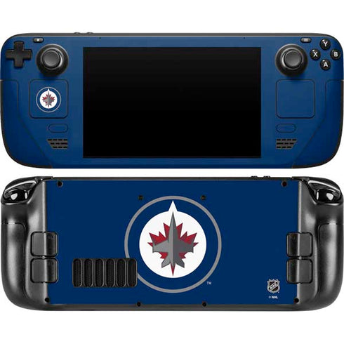NHL Winnipeg Jets Logo Steam Deck Handheld Gaming Computer Skin