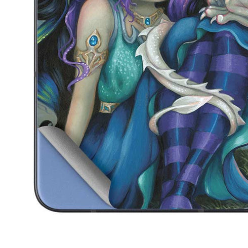 Winter Fairy With Frost Dragon by Jasmine Becket-Griffith Galaxy Z Fold5 5G Skin