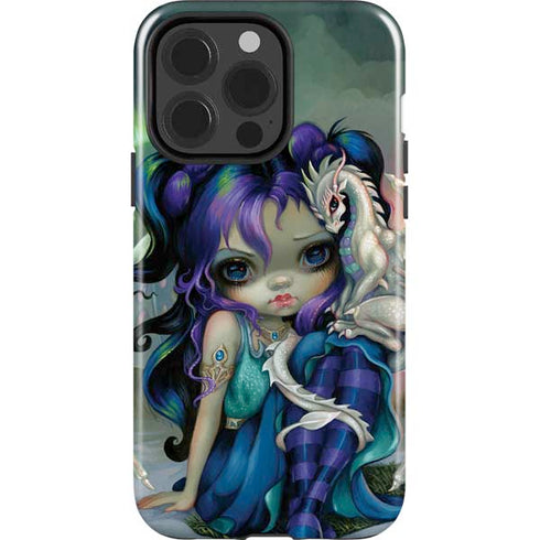 Winter Fairy With Frost Dragon by Jasmine Becket-Griffith iPhone 15 Pro Impact Case