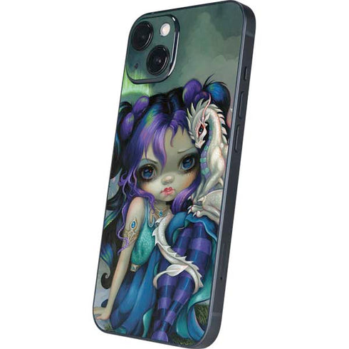 Winter Fairy With Frost Dragon by Jasmine Becket-Griffith iPhone 15 Skin