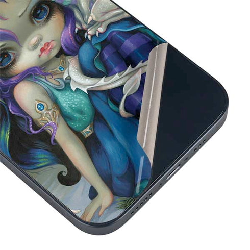 Winter Fairy With Frost Dragon by Jasmine Becket-Griffith iPhone 15 Skin