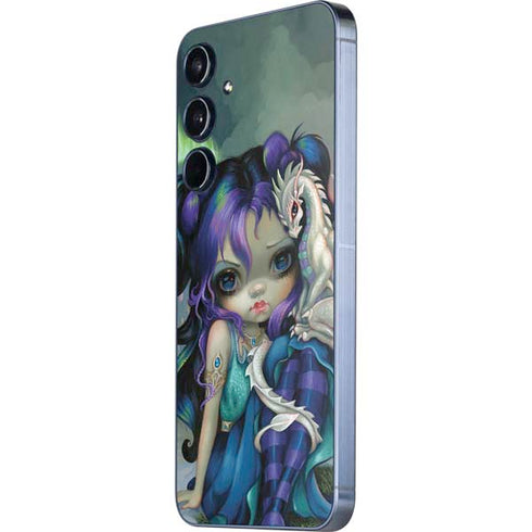 Winter Fairy With Frost Dragon by Jasmine Becket-Griffith Galaxy A35 5G Skin