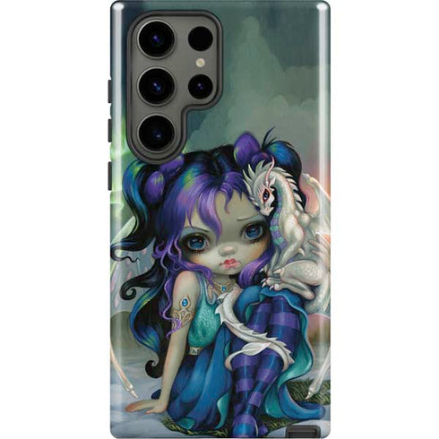 Winter Fairy With Frost Dragon by Jasmine Becket-Griffith Galaxy S23 Ultra Pro Case