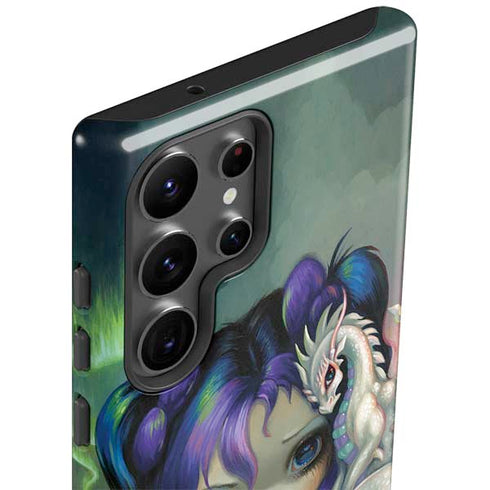 Winter Fairy With Frost Dragon by Jasmine Becket-Griffith Galaxy S23 Ultra Pro Case