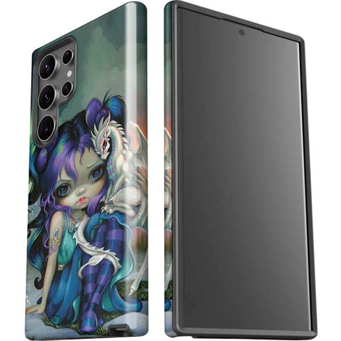 Winter Fairy With Frost Dragon by Jasmine Becket-Griffith Galaxy S23 Ultra Pro Case