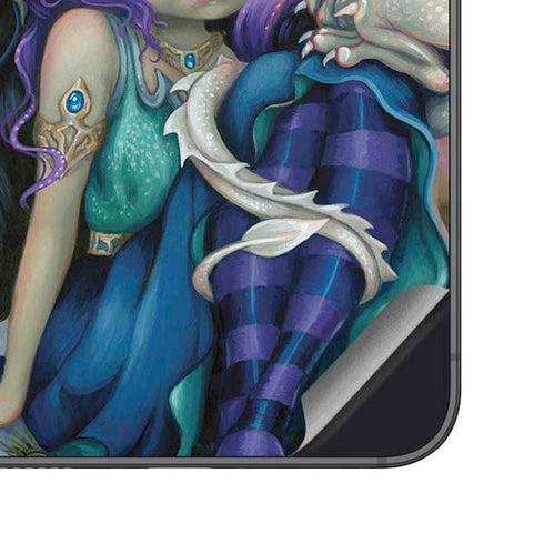 Winter Fairy With Frost Dragon by Jasmine Becket-Griffith Galaxy S25 Plus Skin
