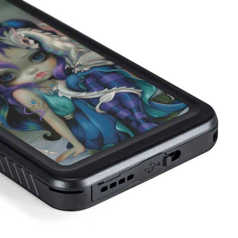 Winter Fairy With Frost Dragon by Jasmine Becket-Griffith Galaxy S24 Plus Waterproof Case