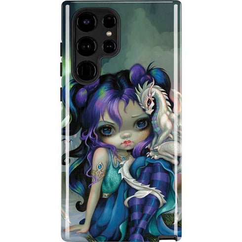Winter Fairy With Frost Dragon by Jasmine Becket-Griffith Galaxy Cases