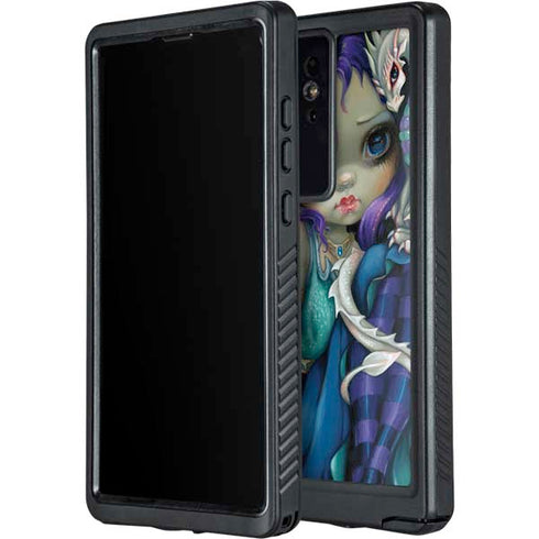 Winter Fairy With Frost Dragon by Jasmine Becket-Griffith Galaxy S24 Ultra Waterproof Case