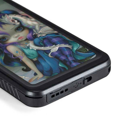 Winter Fairy With Frost Dragon by Jasmine Becket-Griffith Galaxy S24 Waterproof Case