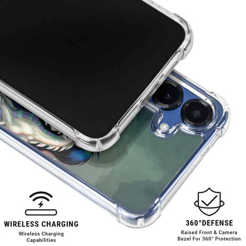 Winter Fairy With Frost Dragon by Jasmine Becket-Griffith Galaxy S25 Clear Case