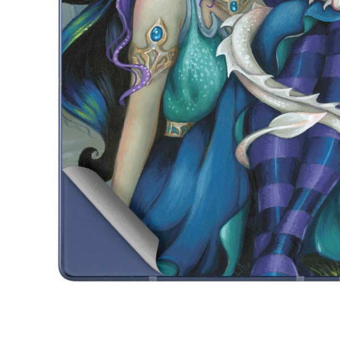 Winter Fairy With Frost Dragon by Jasmine Becket-Griffith Galaxy Z Fold6 Skin