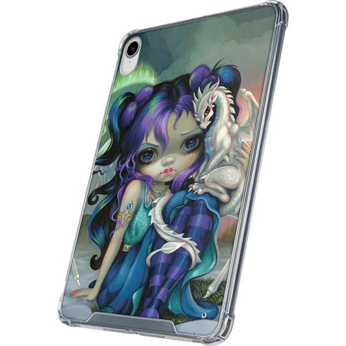 Winter Fairy With Frost Dragon by Jasmine Becket-Griffith iPad 11th Gen (2025) Clear Case