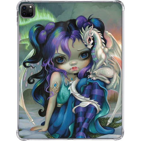 Winter Fairy With Frost Dragon by Jasmine Becket-Griffith iPad Pro 11in (2024) Clear Case