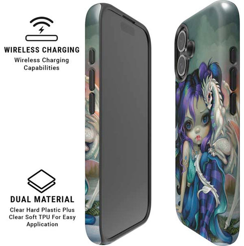 Winter Fairy With Frost Dragon by Jasmine Becket-Griffith iPhone 16 Magsafe Impact Case