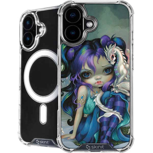 Winter Fairy With Frost Dragon by Jasmine Becket-Griffith iPhone 16 Plus MagSafe Case