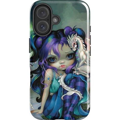 Winter Fairy With Frost Dragon by Jasmine Becket-Griffith iPhone 16 Plus Magsafe Impact Case