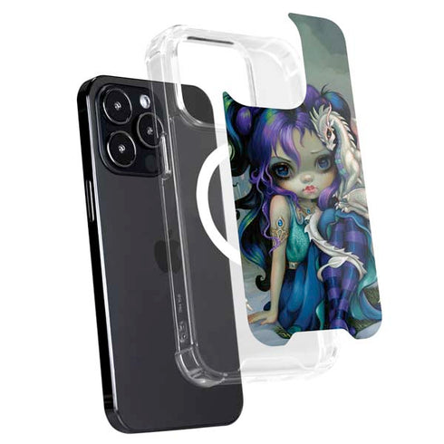 Winter Fairy With Frost Dragon by Jasmine Becket-Griffith iPhone 16 Pro MagSafe Case