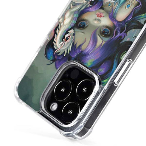 Winter Fairy With Frost Dragon by Jasmine Becket-Griffith iPhone 16 Pro MagSafe Case