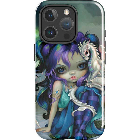 Winter Fairy With Frost Dragon by Jasmine Becket-Griffith iPhone 16 Pro Max Impact Case