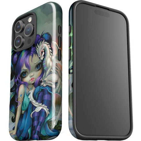 Winter Fairy With Frost Dragon by Jasmine Becket-Griffith iPhone 16 Pro Max Impact Case