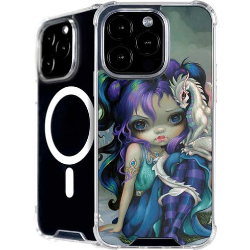 Winter Fairy With Frost Dragon by Jasmine Becket-Griffith iPhone Cases