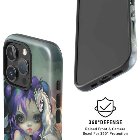 Winter Fairy With Frost Dragon by Jasmine Becket-Griffith iPhone 16 Pro Max Magsafe Impact Case
