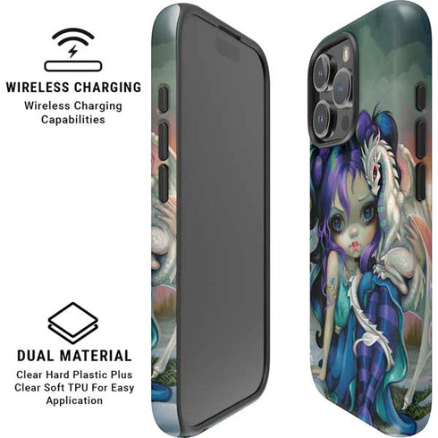 Winter Fairy With Frost Dragon by Jasmine Becket-Griffith iPhone 16 Pro Max Magsafe Impact Case