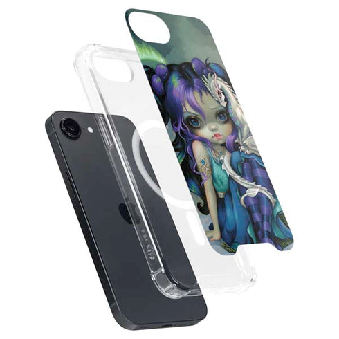 Winter Fairy With Frost Dragon by Jasmine Becket-Griffith iPhone 16e MagSafe Case