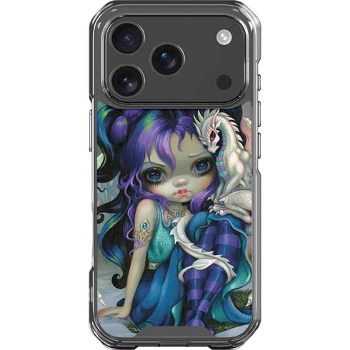 Winter Fairy With Frost Dragon by Jasmine Becket-Griffith iPhone 18 Pro Clear Case
