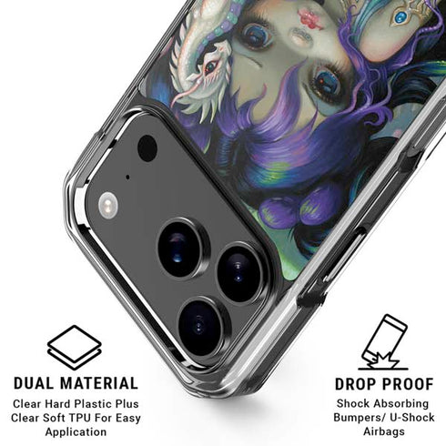 Winter Fairy With Frost Dragon by Jasmine Becket-Griffith iPhone 18 Pro Clear Case