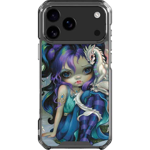 Winter Fairy With Frost Dragon by Jasmine Becket-Griffith iPhone 18 Pro Max Clear Case