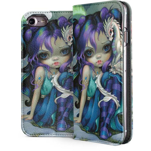 Winter Fairy With Frost Dragon by Jasmine Becket-Griffith iPhone 7 Folio Case