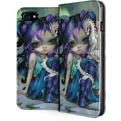 Winter Fairy With Frost Dragon by Jasmine Becket-Griffith iPhone Cases