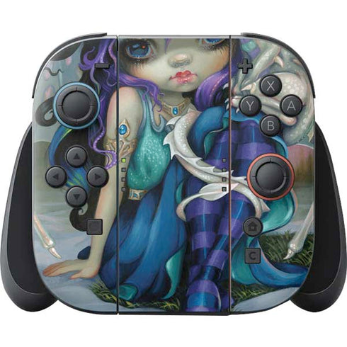 Winter Fairy With Frost Dragon by Jasmine Becket-Griffith Nintendo Switch 2 (2025) Joy-Con Controller Skin