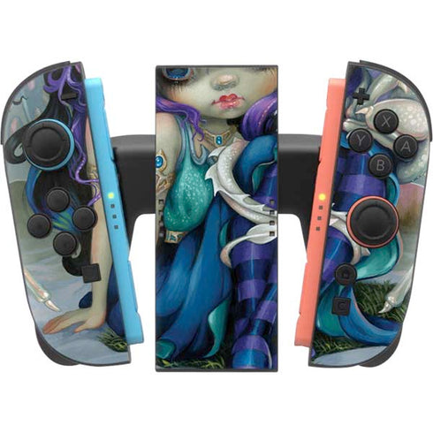 Winter Fairy With Frost Dragon by Jasmine Becket-Griffith Nintendo Switch 2 (2025) Joy-Con Controller Skin
