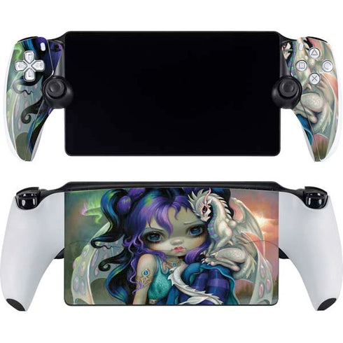 Winter Fairy With Frost Dragon by Jasmine Becket-Griffith PlayStation Portal Remote Player Skin