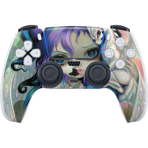 Winter Fairy With Frost Dragon by Jasmine Becket-Griffith PlayStation PS5 Skins