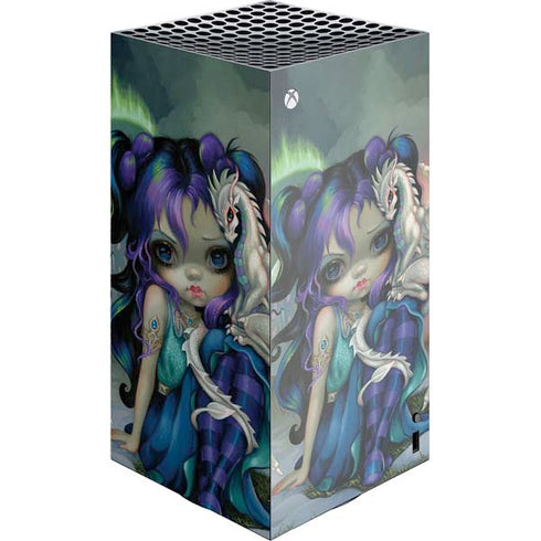 Winter Fairy With Frost Dragon by Jasmine Becket-Griffith XBox Series X Digital Edition Console Skin