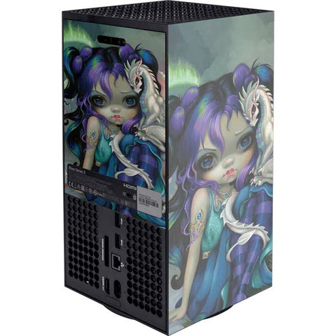 Winter Fairy With Frost Dragon by Jasmine Becket-Griffith XBox Series X Digital Edition Console Skin