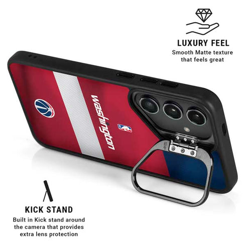 NBA Washington Wizards Jersey Galaxy S26 Kickstand Case