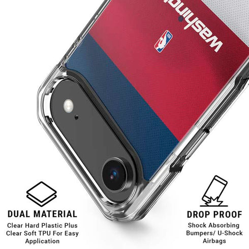 NBA Washington Wizards Jersey iPhone 17 Air Clear Case