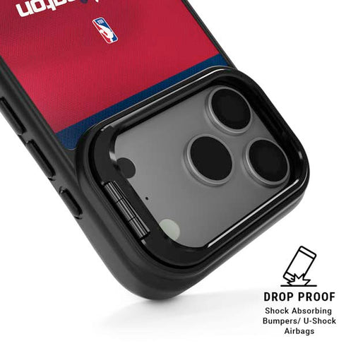 NBA Washington Wizards Jersey iPhone 17 Pro Max Kickstand Case
