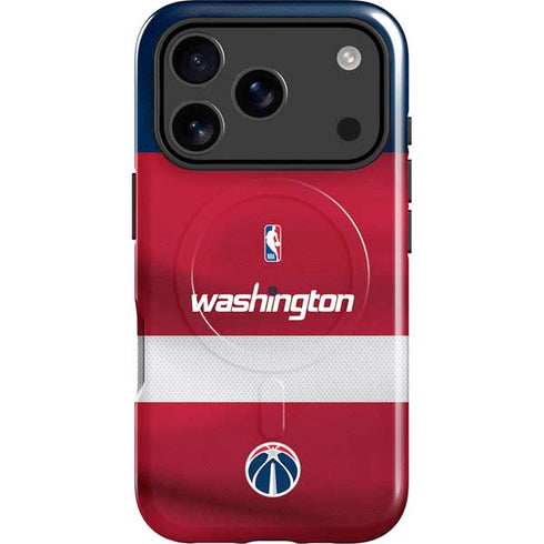NBA Washington Wizards Jersey iPhone 17 Pro Max Magsafe Impact Case