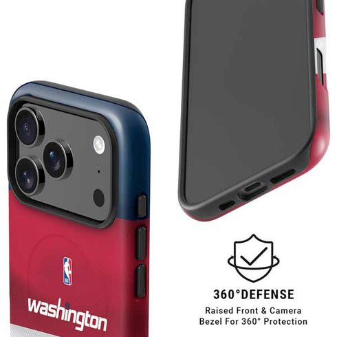 NBA Washington Wizards Jersey iPhone 17 Pro Max Magsafe Impact Case