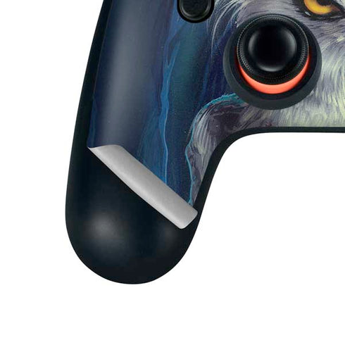 White Owl by Ed Beard Jr Google Stadia Controller Skin