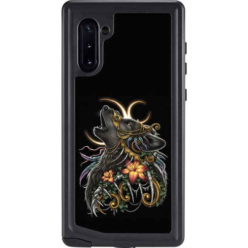 Wolf Howling by Sarah Richter Galaxy Cases