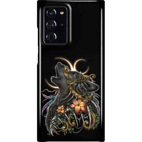 Wolf Howling by Sarah Richter Galaxy Cases